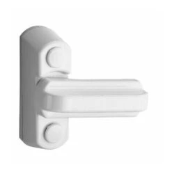 Loqueteau De Fenêtre Blanc，T-lock Alliage De Zinc Verrouillage De Fenêtre à Battant Velcro De Fenêtre En Acier Plastique Verrouillage De Fenêtre,2pcs -Rapid Soldes Boutique 100155521 3