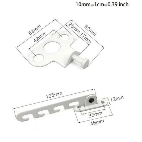 Entrebâilleur De Fenêtre à Battant, Verrou De Sécurité Pour Bébé, Verrou Anti-pincement, Entrebâilleur De Ventilation De Fenêtre, Ouverture Vers L'extérieur Pour Fenêtre UPVC, Bois Et Aluminium,blanc 2 Entrebâilleur De Fenêtre à Battant, Verrou De Sécurité Pour Bébé, Verrou Anti-pincement, Entrebâilleur De Ventilation De Fenêtre, Ouverture Vers L'extérieur Pour Fenêtre UPVC, Bois Et Aluminium,blanc – Image 2