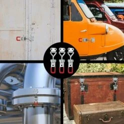 8 Pcs Loquet à Bascule En Métal 4001 Capacité De Rétention 100 Kg / 220 Lbs,Sauterelles De Menuisier Réglable Pour Fixation Et Serrage 9 8 Pcs Loquet à Bascule En Métal 4001 Capacité De Rétention 100 Kg / 220 Lbs,Sauterelles De Menuisier Réglable Pour Fixation Et Serrage -Rapid Soldes Boutique 100277152 5