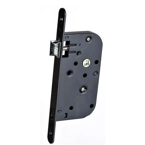 Serrure Monopoint Encastrée Noire NF 1 Point Bec De Cane 1 Serrure Monopoint Encastrée Noire NF 1 Point Bec De Cane