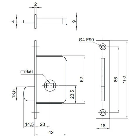 Batteuse Gdf à Larder - Décor : Zingué - Matériau : Acier - Sens : Réversible - ITAR 2 Batteuse Gdf à Larder - Décor : Zingué - Matériau : Acier - Sens : Réversible - ITAR – Image 2