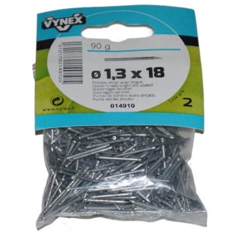 Pointe Vitrier Acier 18 X 1.3, 90g PLOMBELEC 1 Pointe Vitrier Acier 18 X 1.3, 90g PLOMBELEC