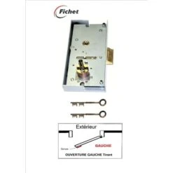 Serrure Sans Souci FICHET Original Gauche. 2 Clés - Réf: 70848804 .