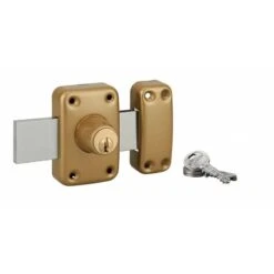 THIRARD - Verrou Pour Porte De Cave Et Garage Capital à Cylindre Double 30 Mm Pêne 160mm