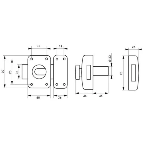SERRUPRO - Verrou Haute Sécurité Pour Porte D'entrée Avec 4 Clés 2 SERRUPRO - Verrou Haute Sécurité Pour Porte D'entrée Avec 4 Clés – Image 2