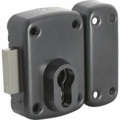 Verrou à Cylindre Gris Anthracite - Arnov - Iséo