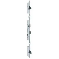 Serrure à Rouleau ASSA ABLOY- STREMLER 3 Points L 45 Têtière Filante En Inox 24x6 Avec Fourreau - 6374.45.4A