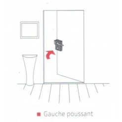 Serrure En Applique 3 Points Poussante Marron AF607514 -Rapid Soldes Boutique 2681755 4