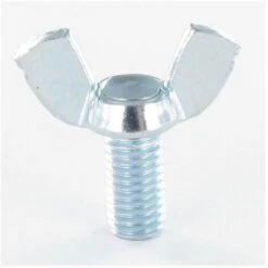 Vis Oreilles M8X30 Forme Américaine Acier Zingué Blanc Conditionnement: 10 Pieces