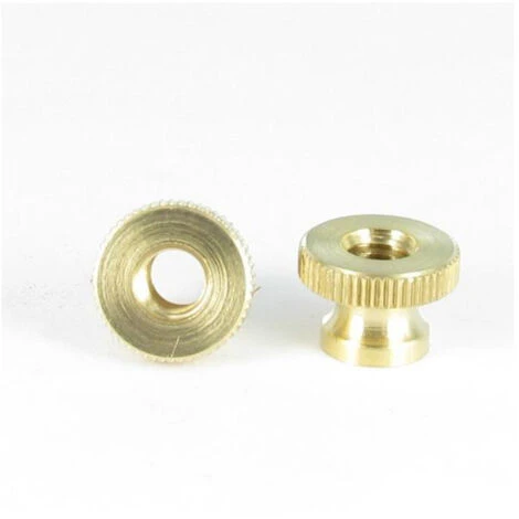 Écrou Moletée Laiton M10 20X14 EMM Conditionnement: Unitaire 1 Écrou Moletée Laiton M10 20X14 EMM Conditionnement: Unitaire