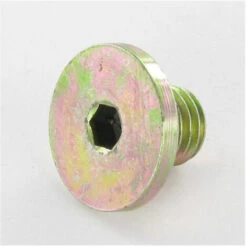 Vis Métaux Bichromaté Tête Plate 20X13 M10X10 Clé De 5 HC5 XC18 Conditionnement: Unitaire