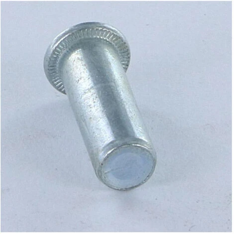 Écrou à Sertir Tête Plate TP Borgne M8X25.5 ACPB 35 Acier Zingué Blanc Conditionnement: Unitaire 2 Écrou à Sertir Tête Plate TP Borgne M8X25.5 ACPB 35 Acier Zingué Blanc Conditionnement: Unitaire – Image 2