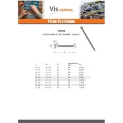 Vendues Au Kg Pointe Inox A2 Tête Ronde TR ANNELEE 2.3X25 Conditionnement: Unitaire -Rapid Soldes Boutique 27148038 4