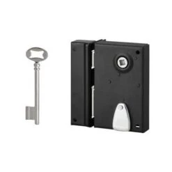 Serrure Applique Verticale, Pene Dormant, 1/2 Tour, 70x110, Gauche, 1 Clé THIRARD