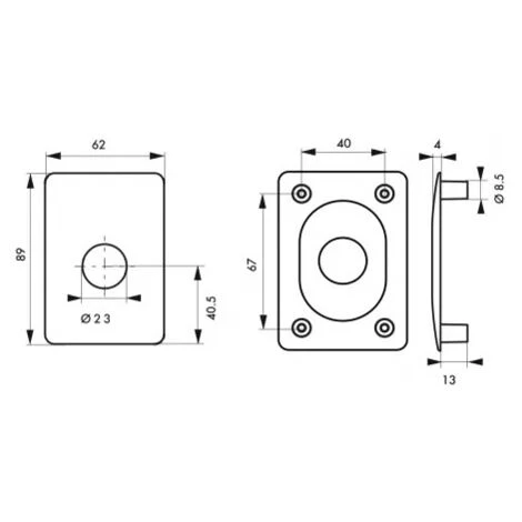 Plaque De Renfort Pour Verrou Corvette Epoxy Bronze THIRARD 2 Plaque De Renfort Pour Verrou Corvette Epoxy Bronze THIRARD – Image 2