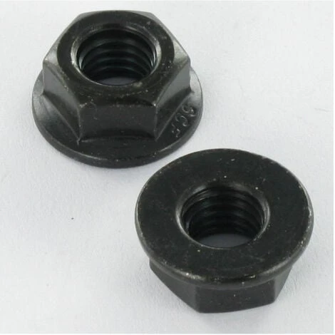 Écrou Collerette Lisse M8 Acier Zingué Noir Conditionnement: Unitaire 1 Écrou Collerette Lisse M8 Acier Zingué Noir Conditionnement: Unitaire