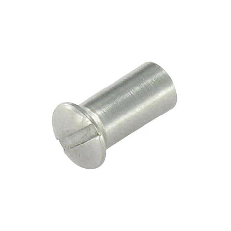 Écrou Relieur Tête Bombee Fendue M4/8 6X10 Diamètre De Tête: 9 Inox A4 Conditionnement: Unitaire 1 Écrou Relieur Tête Bombee Fendue M4/8 6X10 Diamètre De Tête: 9 Inox A4 Conditionnement: Unitaire