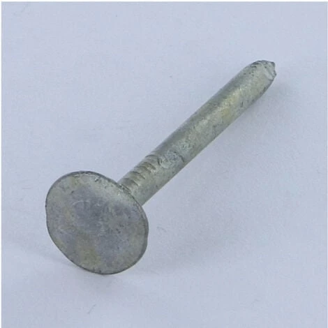 Vendues Au Kg Pointe Ardoise Tête Extra Large TEL Diamètre De Tête: 12 Forte Tenue à La Corrosion Acier Galvanisé à Chaud Conditionnement: Unitaire 1 Vendues Au Kg Pointe Ardoise Tête Extra Large TEL Diamètre De Tête: 12 Forte Tenue à La Corrosion Acier Galvanisé à Chaud Conditionnement: Unitaire