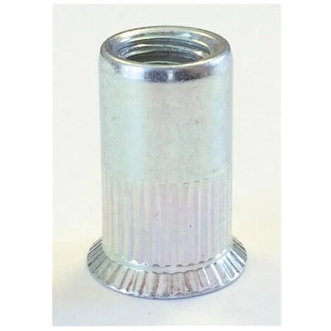 Écrou à Sertir Cranté Tête Fraisée TF M5X13.5 ACFC 40 Acier Zingué Conditionnement: Unitaire 1 Écrou à Sertir Cranté Tête Fraisée TF M5X13.5 ACFC 40 Acier Zingué Conditionnement: Unitaire