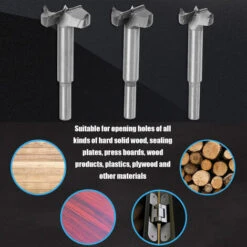 16 Pièces 15-35mm Alliage Trou Ouvre Aile Plate Foret Kit Outils De Coupe Du Bois -Rapid Soldes Boutique 28227094 5