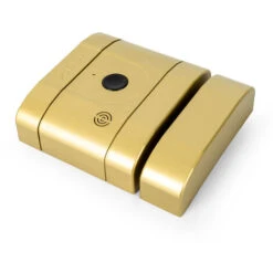 Verrou Int-LOCK Bluetooth Avec 2 Télécommandes + APP Pour Smartphone, Finition Laiton Mat - AYR -Rapid Soldes Boutique 29500160 3