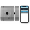 Verrou Int-LOCK Bluetooth Avec 2 Télécommandes + APP Pour Smartphone, Finition Chrome Mat - AYR