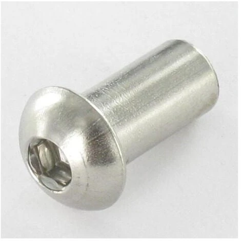 Écrou Relieur Tête Bombee M6X8 Clé De 4 HC4 7X15 Inox Conditionnement: Unitaire 1 Écrou Relieur Tête Bombee M6X8 Clé De 4 HC4 7X15 Inox Conditionnement: Unitaire