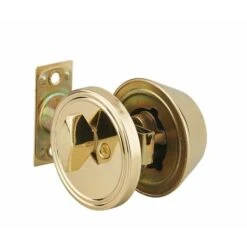 THIRARD - Serrure Horizontale Tubulaire En Applique à Bouton Pour Porte D'entrée, Axe Réglable, Doré, 3 Clés 4 THIRARD - Serrure Horizontale Tubulaire En Applique à Bouton Pour Porte D'entrée, Axe Réglable, Doré, 3 Clés -Rapid Soldes Boutique 30441812 2