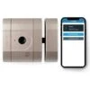 Verrou Int-LOCK Bluetooth Avec 2 Télécommandes + APP Pour Smartphone, Finition Nickel Mat - AYR