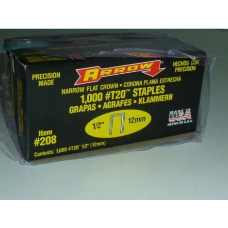 Boite De Mille Agraphes Largeur 6,5mm Longueur 12,7mm Pour T2025 AGI ROBUR 352092 1 Boite De Mille Agraphes Largeur 6,5mm Longueur 12,7mm Pour T2025 AGI ROBUR 352092