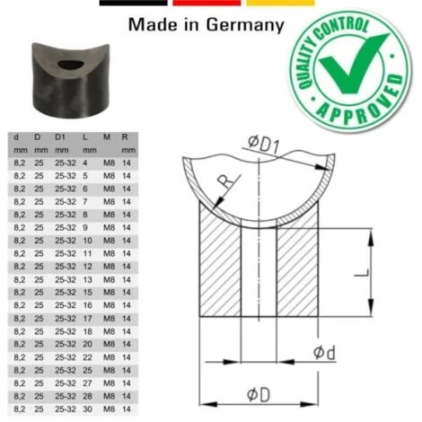 10x Entretoise Plastique 4mm M8 Concave Ø25mm Noir Cale Tube Axe Rondelle 2 10x Entretoise Plastique 4mm M8 Concave Ø25mm Noir Cale Tube Axe Rondelle – Image 2