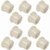 10x Coussinet Entretoise épaulée 6 X 8 X 10 X 10 X 2mm Plastique Nylon 6.6 Vis Rondelle Collerette Roue Roulement Sport