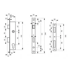 THIRARD - Serrure Encastrable Pour Porte D'entrée Axe 24 L 39 3 THIRARD - Serrure Encastrable Pour Porte D'entrée Axe 24 L 39 -Rapid Soldes Boutique 31654459 2