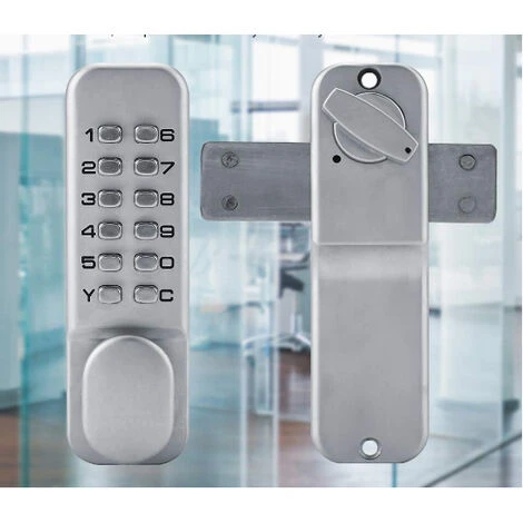 AIDUCHO Serrure De Porte Ditial Avec Clavier à Code D'accès Mécanique OS25A 3 AIDUCHO Serrure De Porte Ditial Avec Clavier à Code D'accès Mécanique OS25A – Image 3