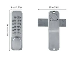 AIDUCHO Serrure De Porte Ditial Avec Clavier à Code D'accès Mécanique OS25A 8 AIDUCHO Serrure De Porte Ditial Avec Clavier à Code D'accès Mécanique OS25A -Rapid Soldes Boutique 33917022 4