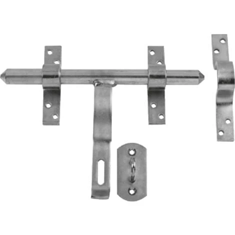 AFBAT Verrou Vervelle Acier Zingué, H.195 X L.200 X P.30 Mm 1 AFBAT Verrou Vervelle Acier Zingué, H.195 X L.200 X P.30 Mm