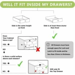LITZEE Bloc Porte Securite Bebe (4 Serrures + 1 Clés), Bloque Porte Bébé Magnétique, Installation Facile En Quelques Secondes, Aucun Outil Ni Vis Nécessaires 9 LITZEE Bloc Porte Securite Bebe (4 Serrures + 1 Clés), Bloque Porte Bébé Magnétique, Installation Facile En Quelques Secondes, Aucun Outil Ni Vis Nécessaires -Rapid Soldes Boutique 35463077 5