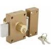 Centrale Brico Verrou Double Cylindre, 40 Mm - Diam 23 - 5 Goupilles - Bronze