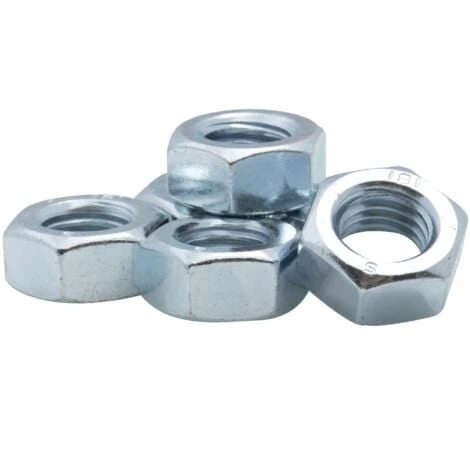 Écrou Hexagonal Zingué 6 Pans Vissal Classe 8 Ø 6mm Lot De 20 écrous 1 Écrou Hexagonal Zingué 6 Pans Vissal Classe 8 Ø 6mm Lot De 20 écrous