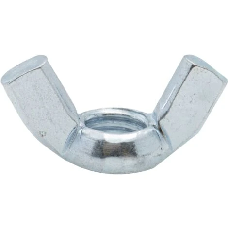 Écrou à Oreilles Zingué Vissal Ø6mm Lot De 4 écrous 2 Écrou à Oreilles Zingué Vissal Ø6mm Lot De 4 écrous – Image 2