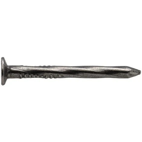 Pointe Torsadée Acier Poli à Tête Plate Vissal 2,5x40 Mm 200g 1 Pointe Torsadée Acier Poli à Tête Plate Vissal 2,5x40 Mm 200g