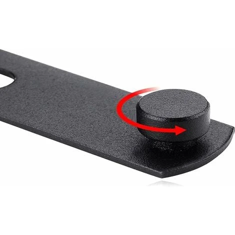 Grandes Boucles De Verrouillage De Porte à Angle Droit De 90 Degrés Boulons De Verrouillage Incurvés Boulons à Levier De Verrouillage Coulissant Pour Portes Et Fenêtres - Noir 3 Grandes Boucles De Verrouillage De Porte à Angle Droit De 90 Degrés Boulons De Verrouillage Incurvés Boulons à Levier De Verrouillage Coulissant Pour Portes Et Fenêtres - Noir – Image 3