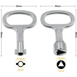 Panneau De Verrouillage À Clé Irisfr, Prise Carrée, Triangle, Armoire, Train Électrique, Coffret Électrique (2 Pièce) -Rapid Soldes Boutique 42741501 2