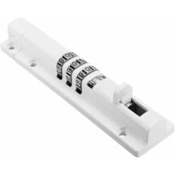 Combinaison Code Mécanisme De Verrouillage De Porte Verrou De Sécurité (avec Accessoires De Fixation (Blanc) -Rapid Soldes Boutique 43150416 4
