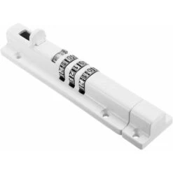 Combinaison Code Mécanisme De Verrouillage De Porte Verrou De Sécurité (avec Accessoires De Fixation (Blanc) -Rapid Soldes Boutique 43150416 5
