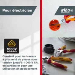 WIHA Pince D'installation Tricut De Professionnels. électriques -Rapid Soldes Boutique 43934634 3