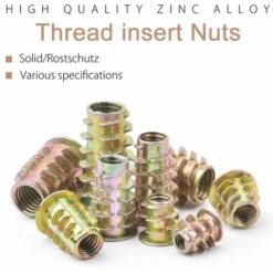 Écrous Hexagonaux M4 M5 M6 M8 M10 Avec Inserts Filetés, Alliage De Zinc Insert Fileté Hexagonale Écrous Inserts,irisfr(230PCS) 8 Écrous Hexagonaux M4 M5 M6 M8 M10 Avec Inserts Filetés, Alliage De Zinc Insert Fileté Hexagonale Écrous Inserts,irisfr(230PCS) -Rapid Soldes Boutique 44959110 4