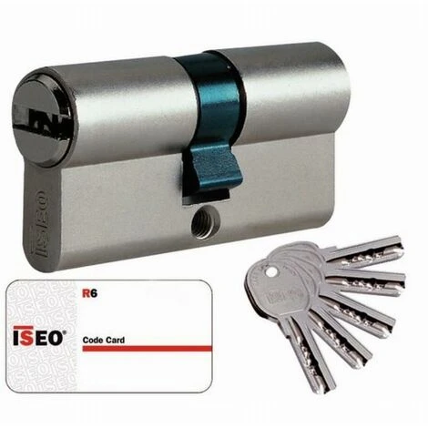 Cylindre Cavers ISEO City ISR6 - 2 Entrées Variées - Nickelé - 45 X 55 Mm 1 Cylindre Cavers ISEO City ISR6 - 2 Entrées Variées - Nickelé - 45 X 55 Mm