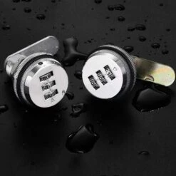 Serrure à Came à Combinaison De Code,2 Pièces Serrure à Combinaison De Tiroir,Serrure à Came à Languette Rotative Pour Boîte à Outils Pour Armoire à Tiroirs De Bureau Guazhuni (Argent) -Rapid Soldes Boutique 47436570 5