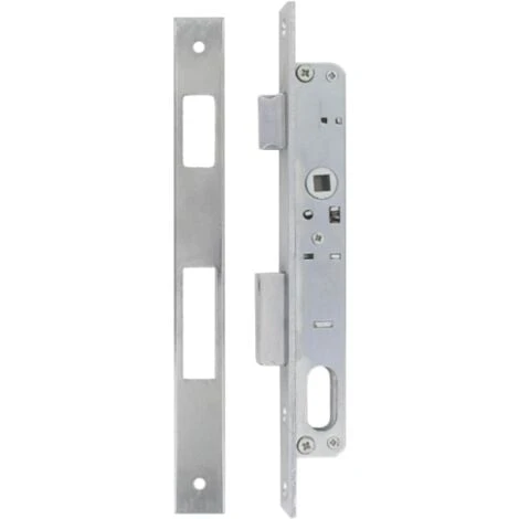 Serrure De Portail à Larder à Cylindre Oblongue Axe à 15 Mm + Gâche 2 Serrure De Portail à Larder à Cylindre Oblongue Axe à 15 Mm + Gâche – Image 2